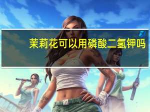 茉莉花可以用磷酸二氢钾吗