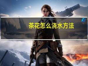 茶花怎么浇水方法