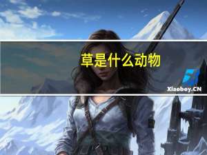 草是什么动物