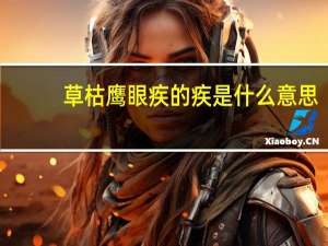草枯鹰眼疾的疾是什么意思（草枯鹰眼疾）