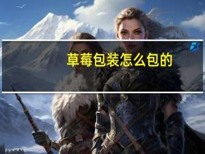 草莓包装怎么包的