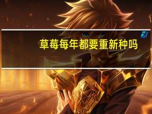 草莓每年都要重新种吗