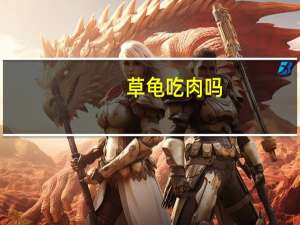 草龟吃肉吗