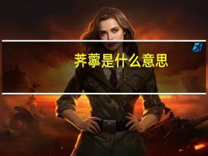 荠薴是什么意思