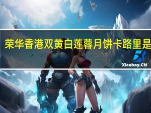 荣华 香港双黄白莲蓉月饼卡路里是多少