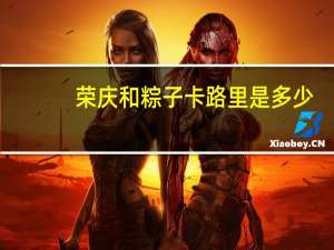 荣庆和 粽子卡路里是多少