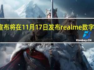 荣耀官方宣布将在11月17日发布realme数字系列的回归之作