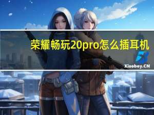 荣耀畅玩20pro怎么插耳机（荣耀20pro能插耳机吗）