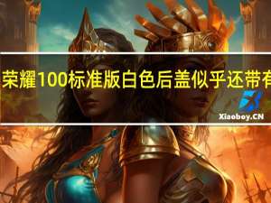 荣耀100标准版白色后盖似乎还带有花纹