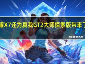 荣耀X7还为真我GT2大师探索版带来了DC调光