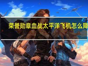 荣誉勋章血战太平洋飞机怎么降落（《荣誉勋章:血战太平洋》飞机关卡心得）