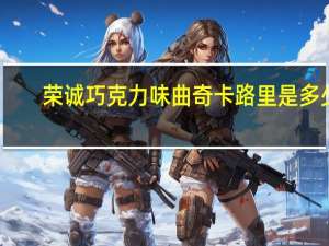 荣诚 巧克力味曲奇卡路里是多少