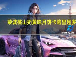 荣诚 桃山奶黄味月饼卡路里是多少