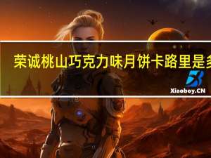 荣诚 桃山巧克力味月饼卡路里是多少