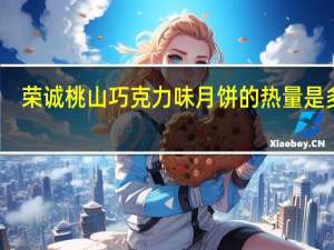 荣诚 桃山巧克力味月饼的热量是多少