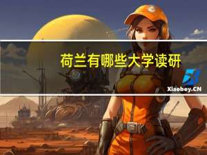 荷兰有哪些大学读研