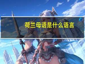荷兰母语是什么语言（荷兰说哪国语言）