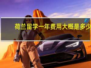 荷兰留学一年费用大概是多少