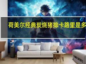 荷美尔 经典炭烧猪排卡路里是多少