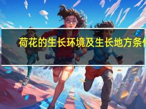 荷花的生长环境及生长地方条件