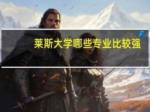 莱斯大学哪些专业比较强？