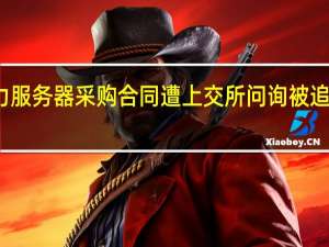 莲花健康子公司签订算力服务器采购合同遭上交所问询 被追问是否具备相关业务运营资质