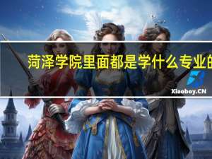 菏泽学院里面都是学什么专业的