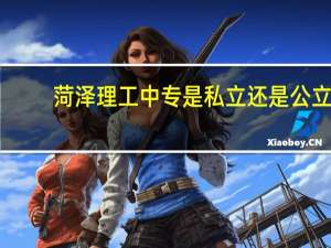 菏泽理工中专是私立还是公立