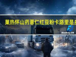 菓热 怀山药薏仁红豆粉卡路里是多少