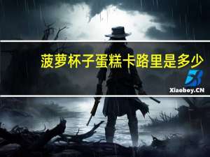 菠萝杯子蛋糕卡路里是多少