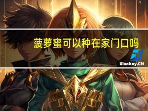 菠萝蜜可以种在家门口吗