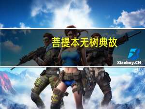 菩提本无树典故