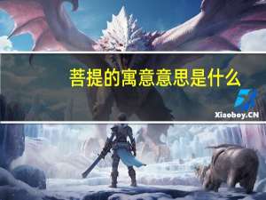菩提的寓意意思是什么