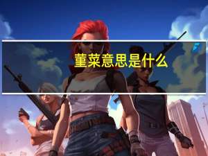 菫菜意思是什么