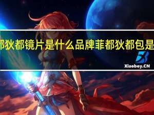 菲都狄都镜片是什么品牌 菲都狄都包是什么档次