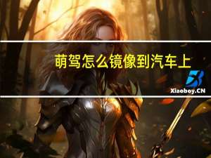 萌驾怎么镜像到汽车上