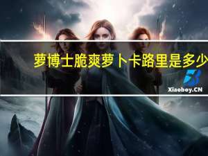 萝博士 脆爽萝卜卡路里是多少