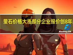 萤石价格大涨部分企业报价创8年新高
