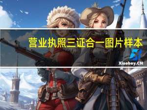 营业执照三证合一图片样本（营业执照三证合一图片）