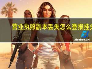 营业执照副本丢失怎么登报挂失（营业执照副本丢失怎么登报）