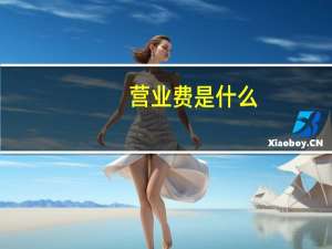 营业费是什么