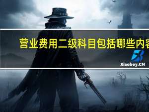 营业费用二级科目包括哪些内容