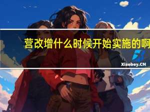 营改增什么时候开始实施的啊