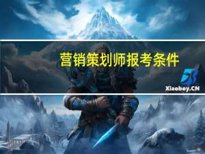 营销策划师报考条件，营销策划师资格证怎么考