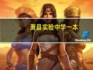 萧县实验中学一本（萧县实验中学）