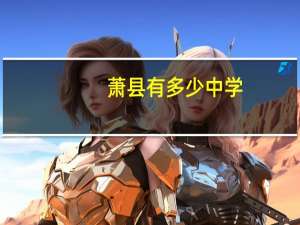 萧县有多少中学