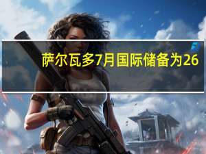 萨尔瓦多7月国际储备为26.17亿美元