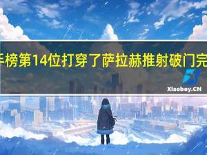 萨拉赫升至英超历史射手榜第14位 打穿了萨拉赫推射破门完成双响加克波献助攻本场传射