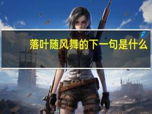 落叶随风舞的下一句是什么