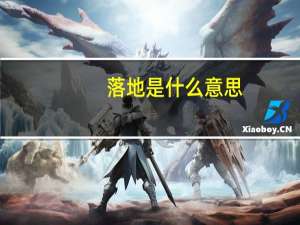落地是什么意思